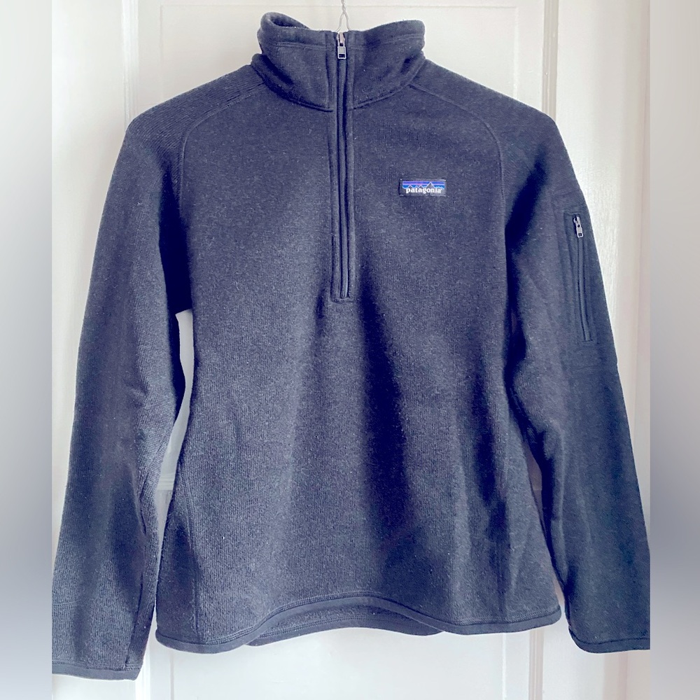 Patagonia | Women’s Better Sweater 1/4-Zip Fleece Jacket (Black)